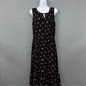 Talbots cherry print dress